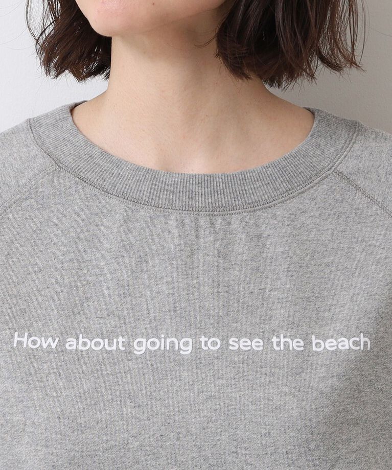 Dessin「【洗える】クロップド丈ロゴ半袖カットソー（S～L）」|Tシャツ・カットソー|