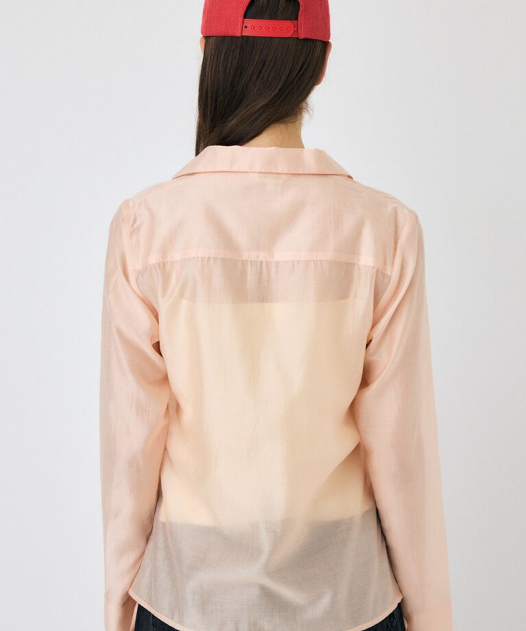 MOUSSY「RIBBON シアーシャツ」|シャツ・ブラウス|