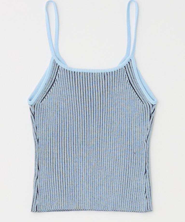 MOUSSY「RIB KNIT カーディガン&キャミ」|ニット・セーター|