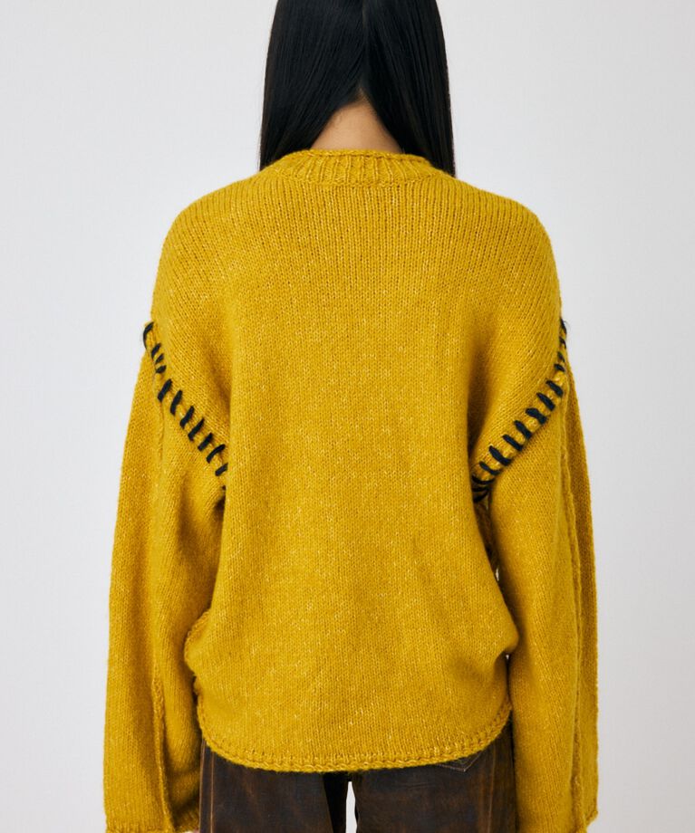 MOUSSY「KNITTED WORDS セーター」|ニット・セーター|