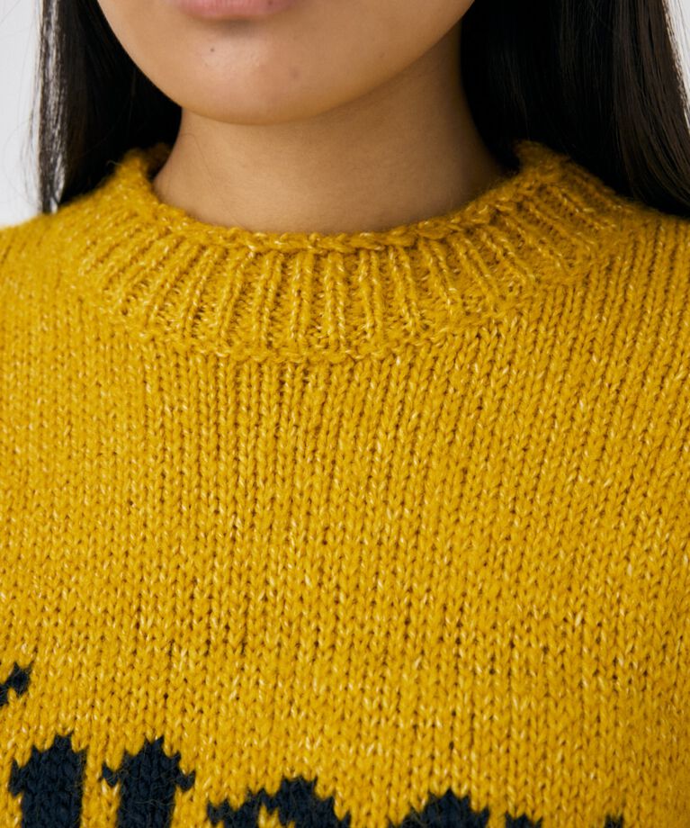 MOUSSY「KNITTED WORDS セーター」|ニット・セーター|