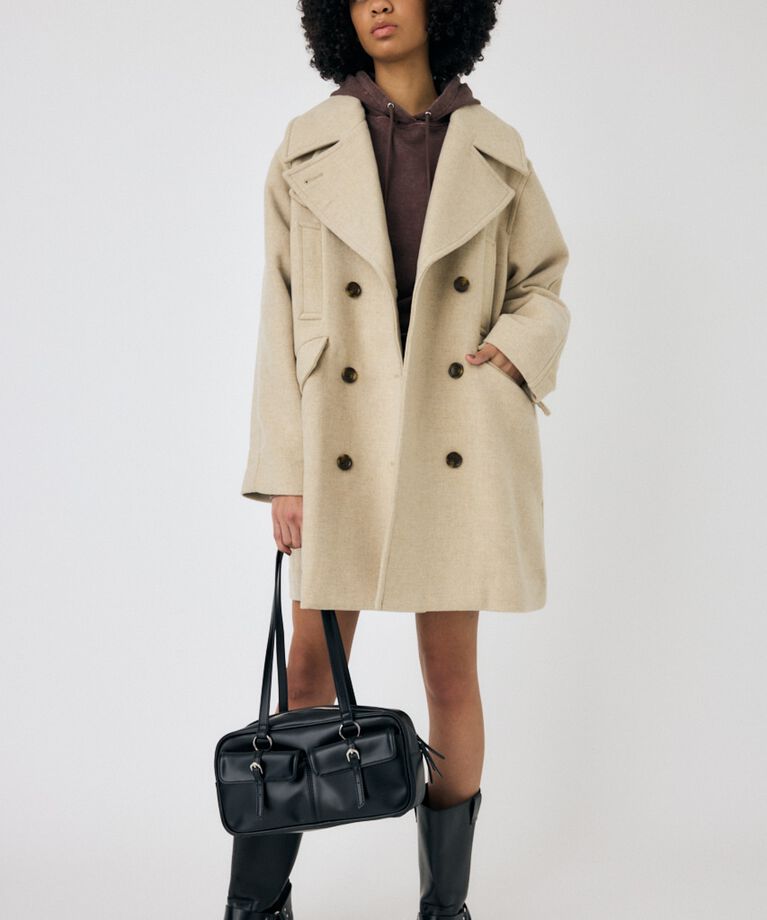 MOUSSY「DOUBLE BREASTED ミドルコート」|その他|