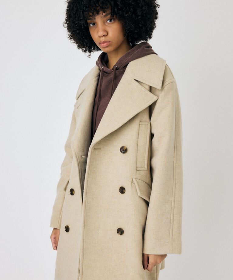 MOUSSY「DOUBLE BREASTED ミドルコート」|その他|