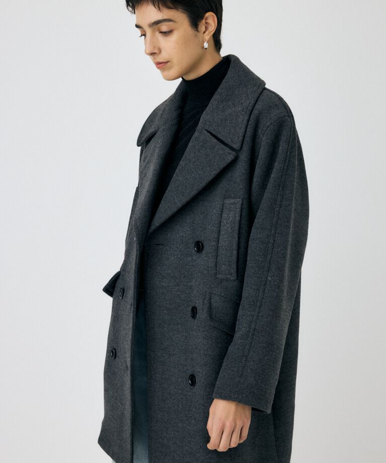 MOUSSY「DOUBLE BREASTED ミドルコート」|その他|