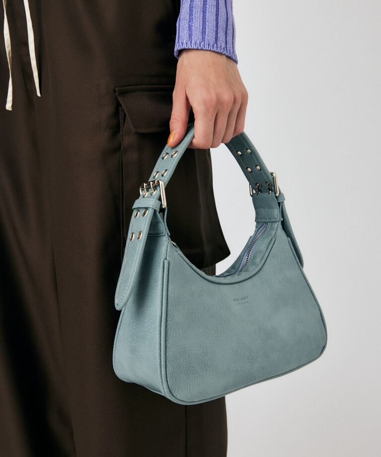 MOUSSY「EYELET ROUND ハンドバッグ」|その他|SAX