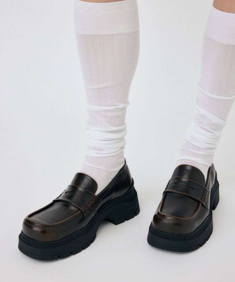 MOUSSY「PLATFORM ローファー」|ローファー|