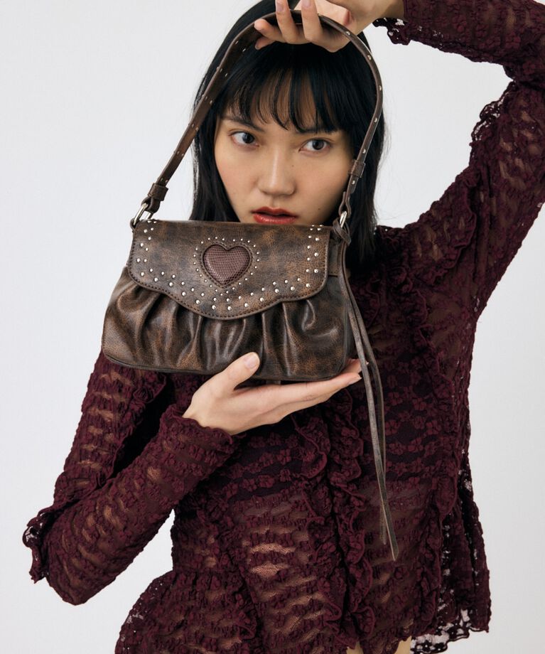 MOUSSY「HEART GATHER スタッズバッグ」|その他|