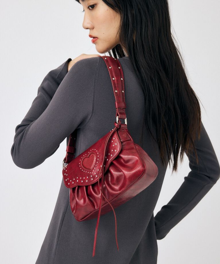 MOUSSY「HEART GATHER スタッズバッグ」|その他|
