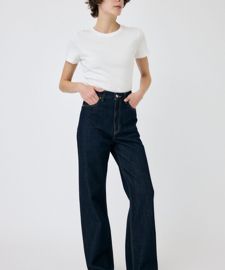 MOUSSY「HW 90S STRAIGHT」|デニム|One Wash1