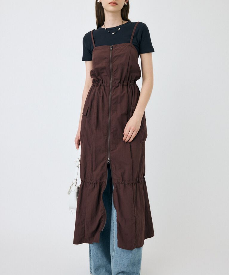 MOUSSY「CROSS WAIST WIDE STRAIGHT」|デニム|