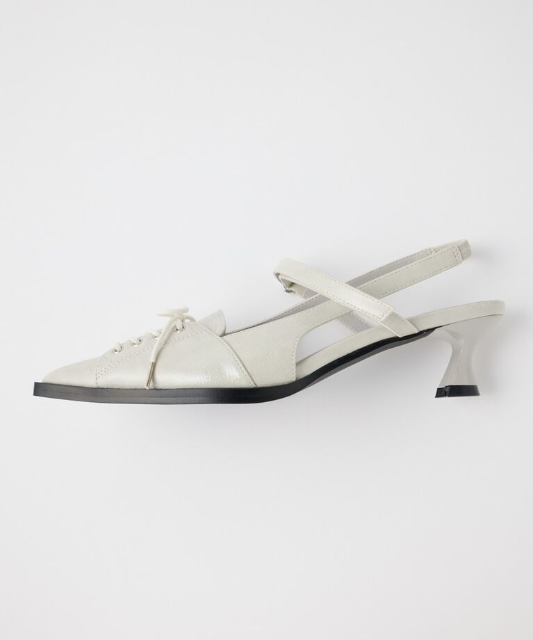 MOUSSY「LACE UP SLING BACK ミュール」|サンダル|