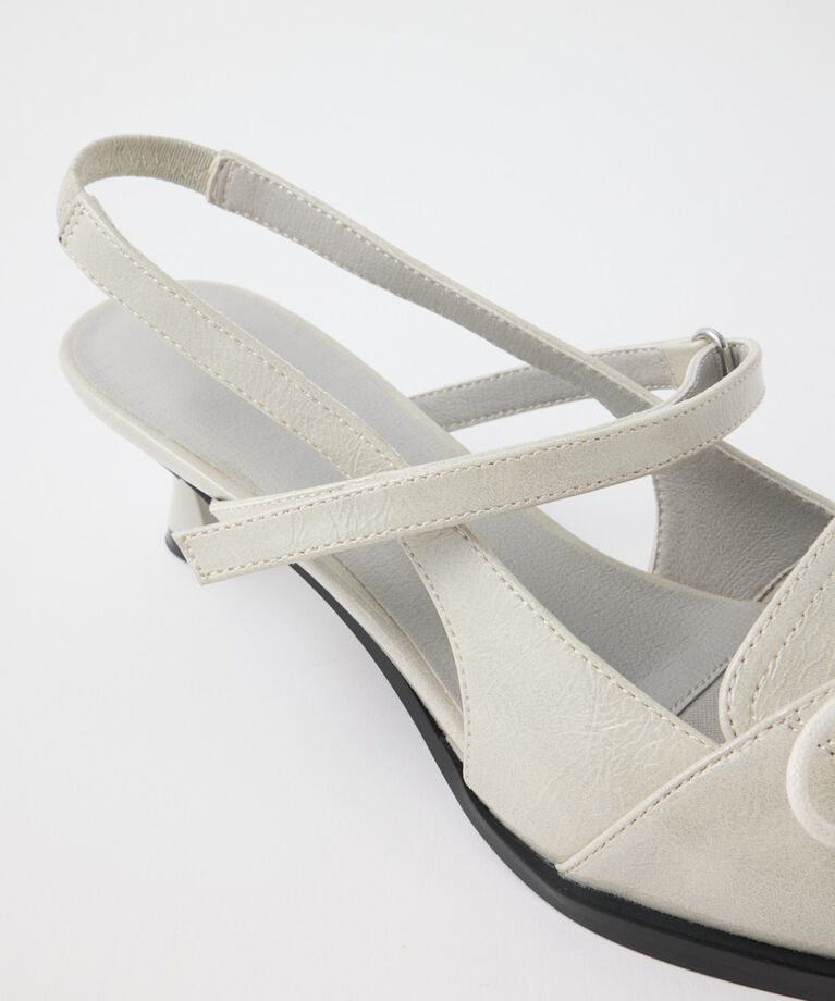 MOUSSY「LACE UP SLING BACK ミュール」|サンダル|