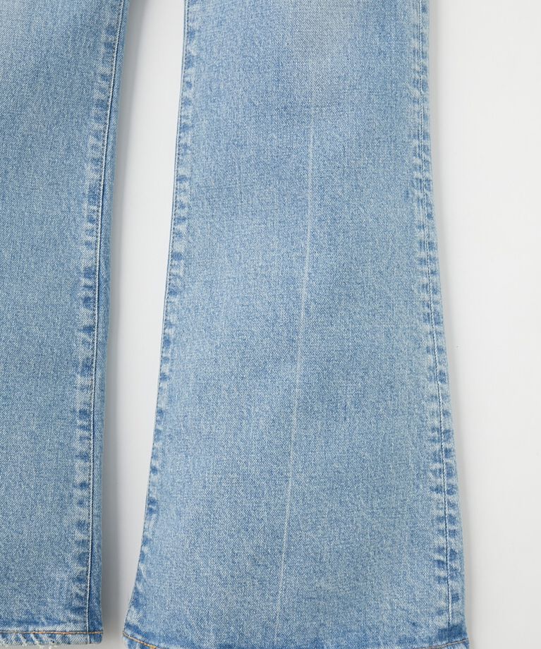 MOUSSY「MVS L/BLU FLARE」|デニム|