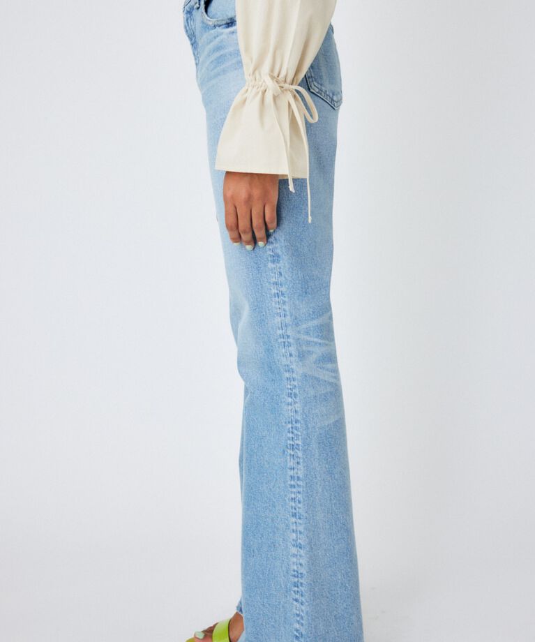 MOUSSY「MVS L/BLU FLARE」|デニム|