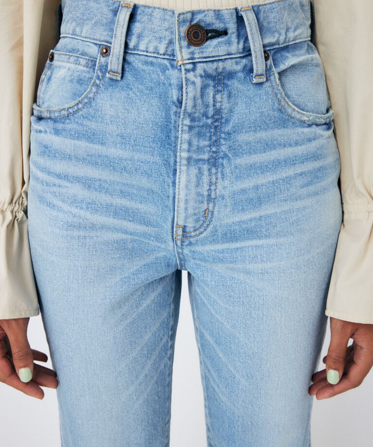 MOUSSY「MVS L/BLU FLARE」|デニム|