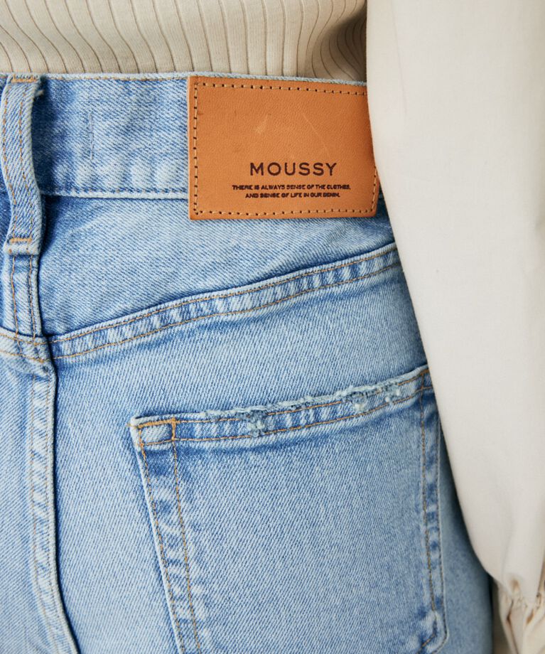 MOUSSY「MVS L/BLU FLARE」|デニム|