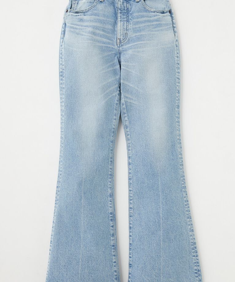 MOUSSY「MVS L/BLU FLARE」|デニム|