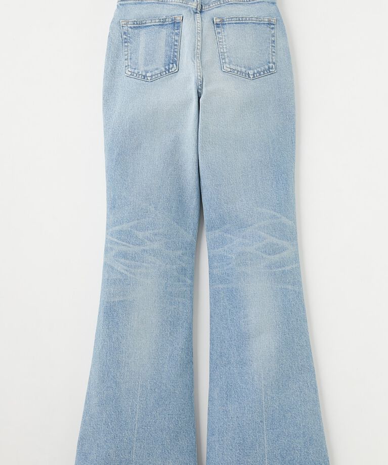 MOUSSY「MVS L/BLU FLARE」|デニム|