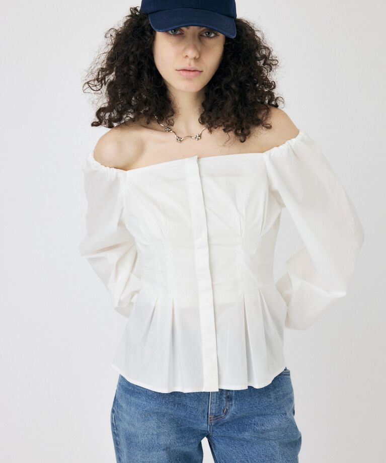 MOUSSY「OFF SHOULDER シャツ」|その他|