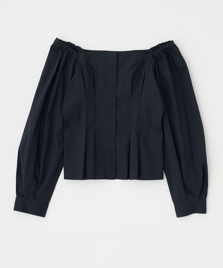 MOUSSY「OFF SHOULDER シャツ」|その他|BLK