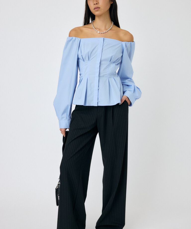 MOUSSY「OFF SHOULDER シャツ」|その他|
