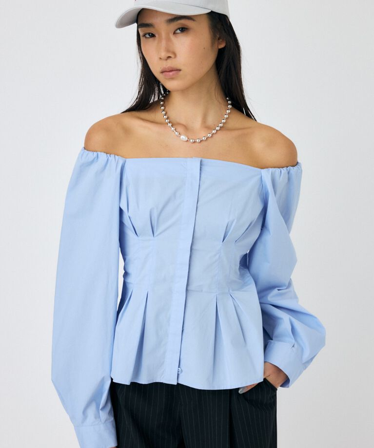 MOUSSY「OFF SHOULDER シャツ」|その他|