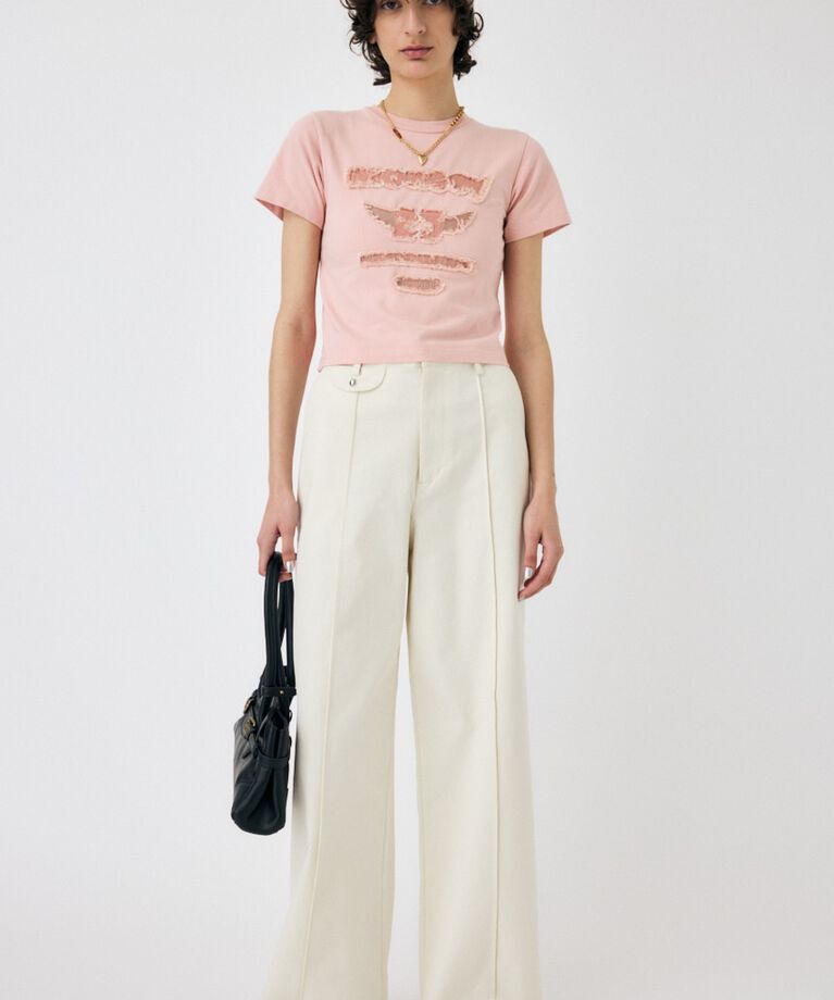MOUSSY「PATCH DENIM 25TH Tシャツ」|Tシャツ・カットソー|