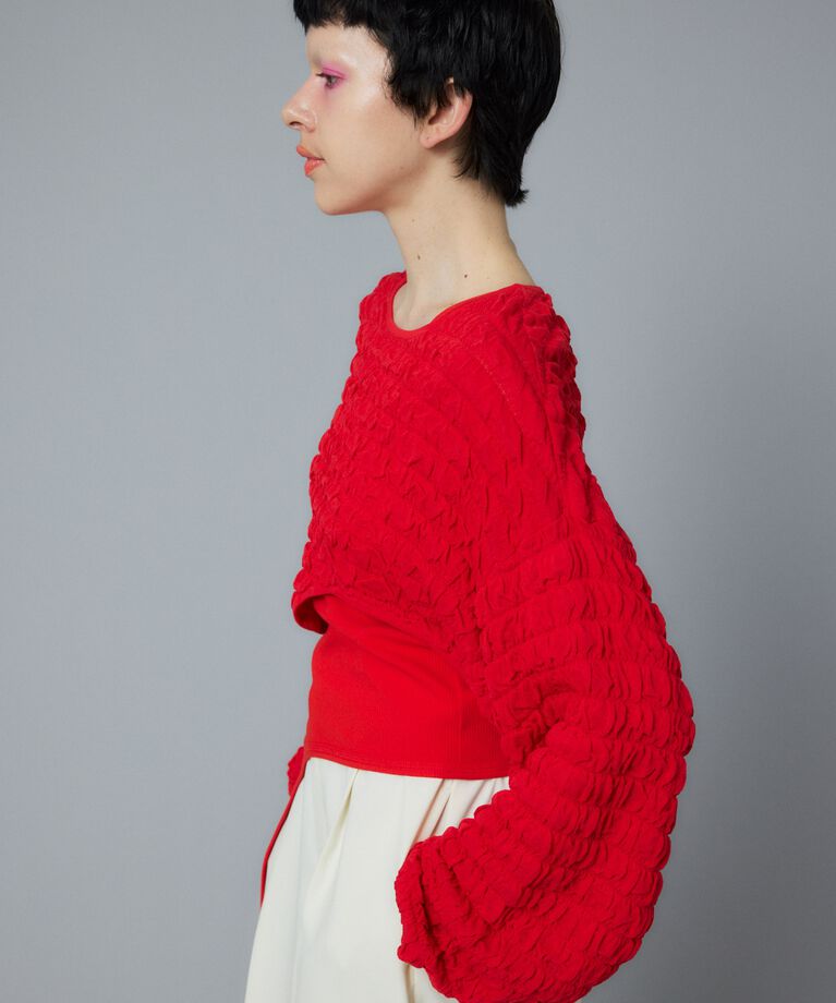 HeRIN.CYE「Wave hem knit tops」|ニット・セーター|