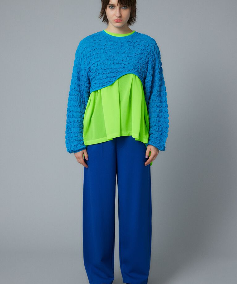 HeRIN.CYE「Wave hem knit tops」|ニット・セーター|