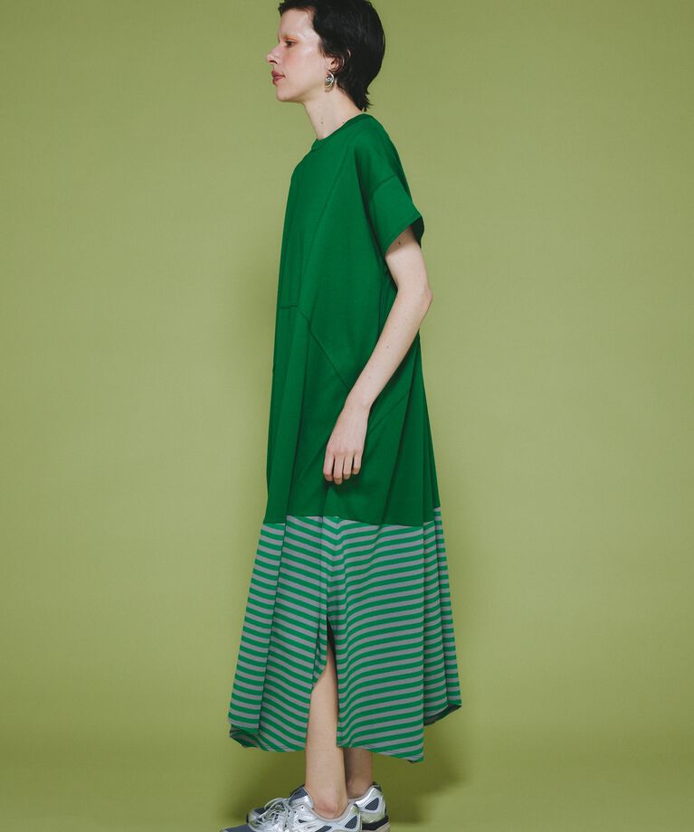 HeRIN.CYE「Border hem one piece」|ワンピース|
