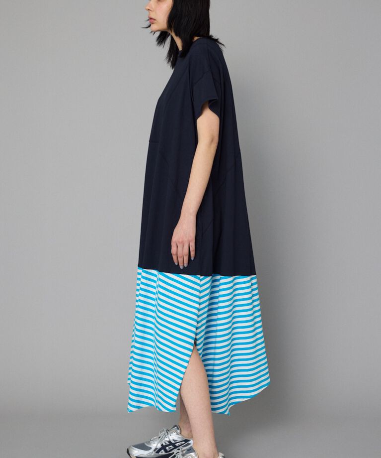 HeRIN.CYE「Border hem one piece」|ワンピース|
