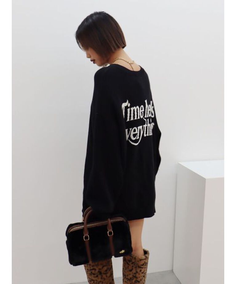 EVRIS「フェイクファーボストンBAG」|ボストンバッグ|