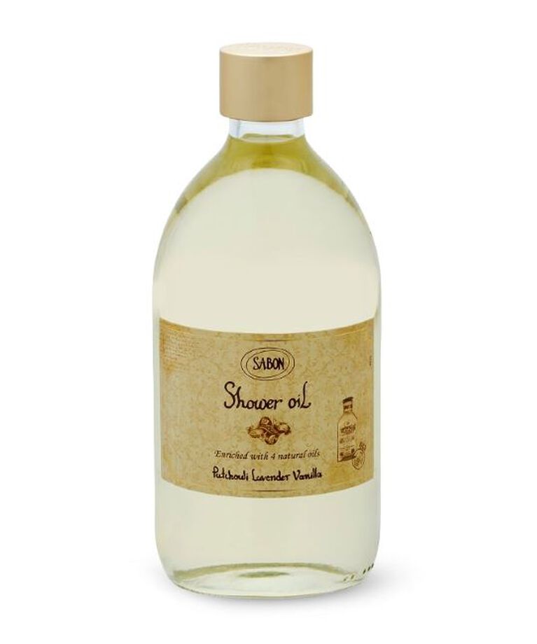 SABON「ｼｬﾜｰｵｲﾙ N ﾊﾟﾁｭﾘ･ﾗﾍﾞﾝﾀﾞｰ･ﾊﾞﾆﾗ(500mL)」|ボディクレンジング|ﾊﾟﾁｭﾘ･ﾗﾍﾞﾝﾀﾞｰ･ﾊﾞﾆﾗ