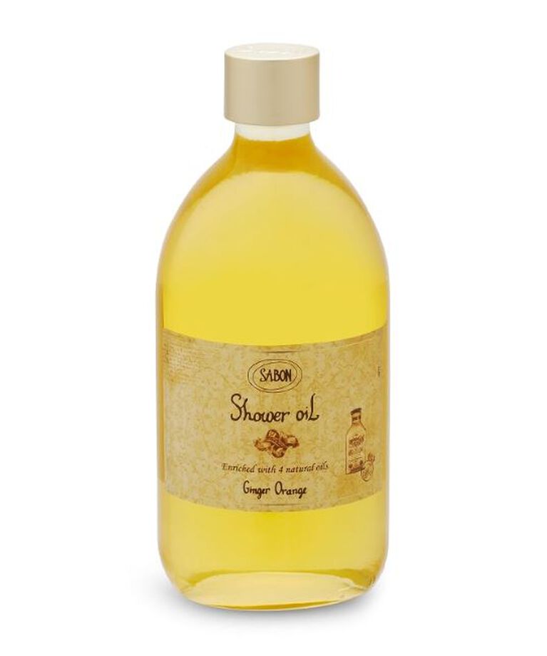 SABON「ｼｬﾜｰｵｲﾙ N ﾊﾟﾁｭﾘ･ﾗﾍﾞﾝﾀﾞｰ･ﾊﾞﾆﾗ(500mL)」|ボディクレンジング|ジンジャー・オレンジ