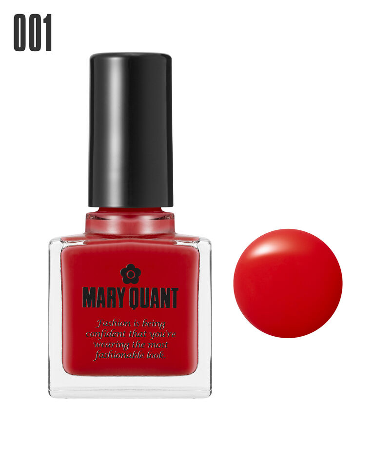 MARY QUANT「ネイル ポリッシュ」|ネイルカラー|001 ﾋﾟｭｱﾚｯﾄﾞ