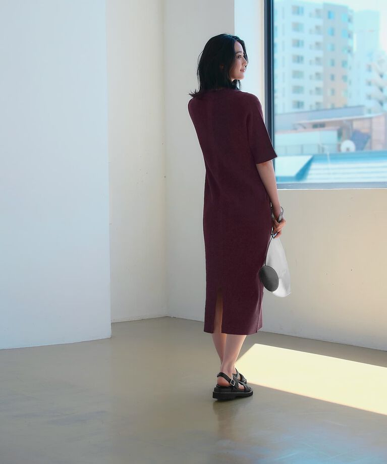STYLE DELI「Softy Cotton／ワッフル編みスキッパーワンピース」|ワンピース|