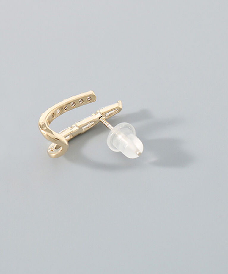 Phoebe「ダブルデコレイトビジューピアス」|ピアス|