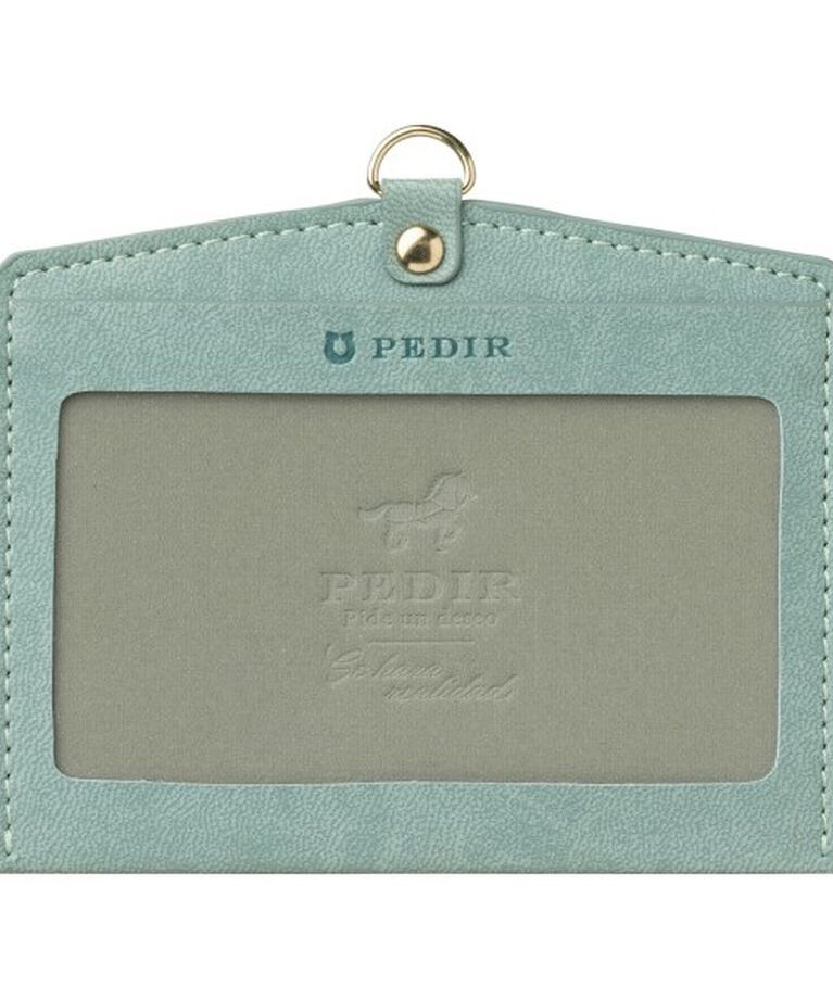 PEDIR「PEDIR(ペディール) リアコ 安全パーツ付 横型 IDケース」|定期入れ|