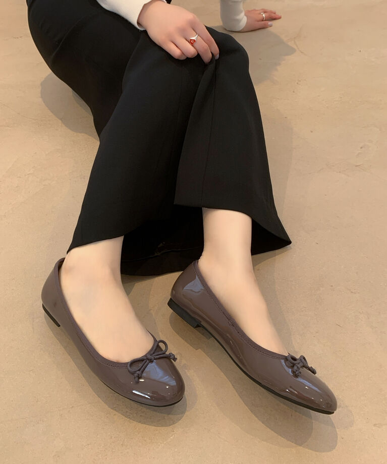 ORiental TRaffic「【WEB限定】バレエシューズ/R-4006 バレエシューズ パンプス 定番 人気 トレンド フラット」|パンプス|GREY