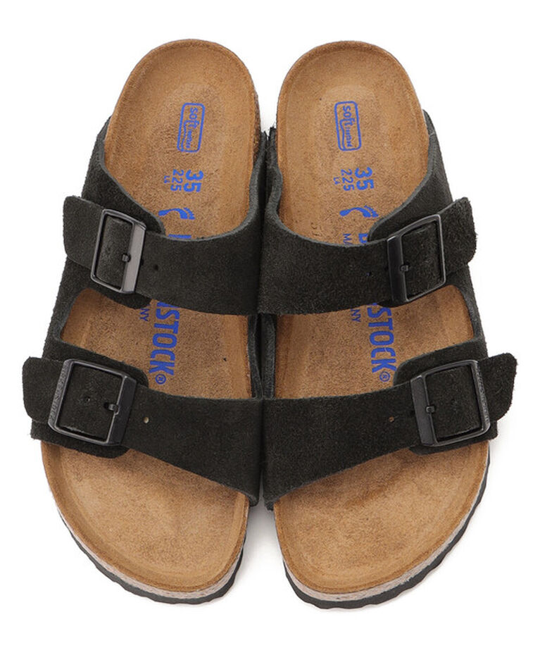 BIRKENSTOCK「【ビルケンシュトック】アリゾナ ソフトフットベッド/ブラック/サンダル メンズ レディース」|サンダル|