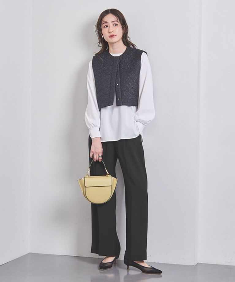 UNITED ARROWS「2タック ワイドパンツ」|スラックス|