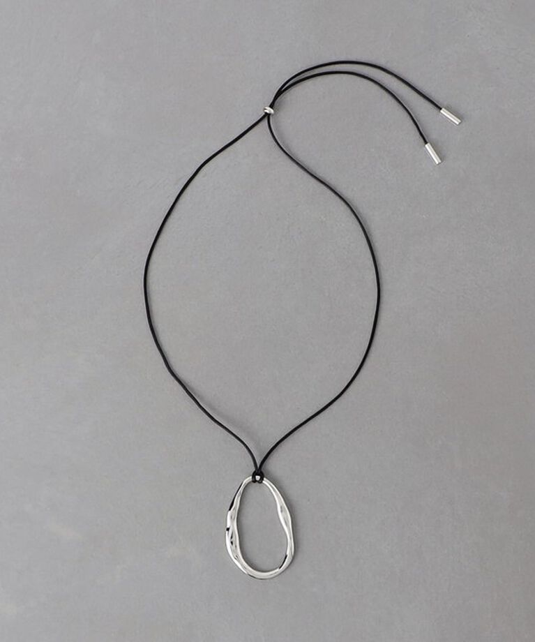 UNITED ARROWS「OGN/OVL  コードネックレス」|ネックレス|SILVER