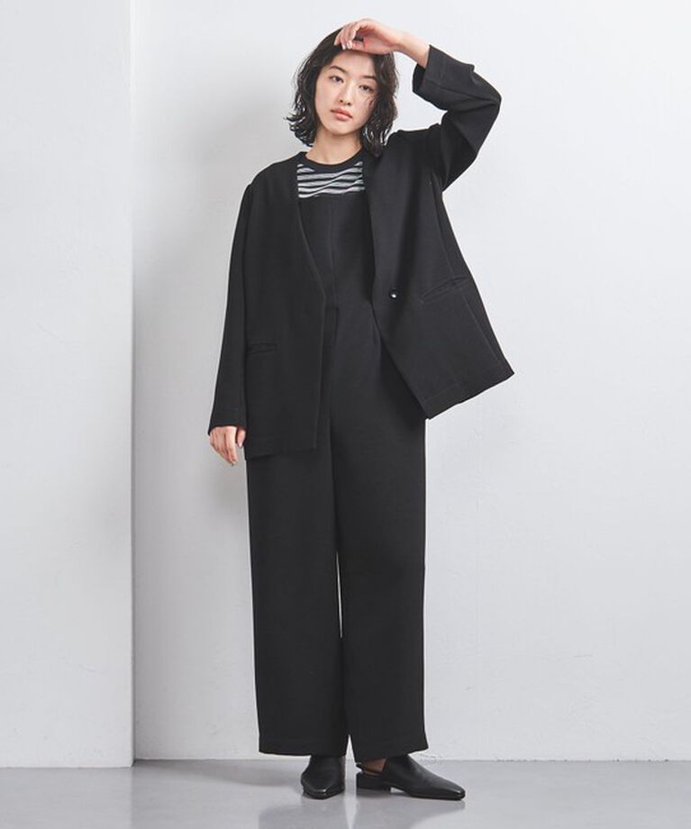 UNITED ARROWS「COMFY Vノーカラー ジャケット」|ノーカラージャケット|