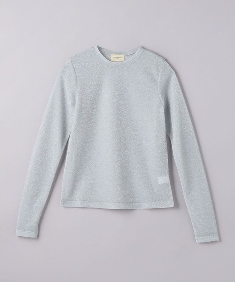 UNITED ARROWS「グリッターラメ ジャージー カットソー」|Tシャツ・カットソー|