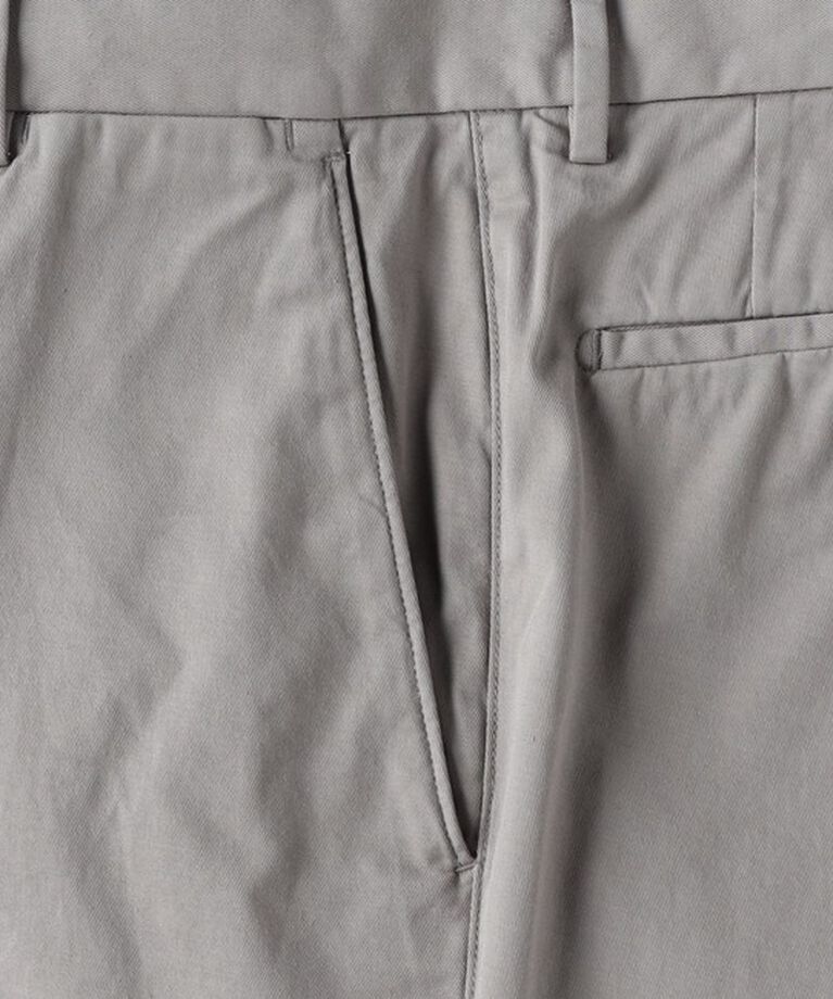 UNITED ARROWS「ギャバジン スリムテーパード ノープリーツ スラックス」|スラックス|