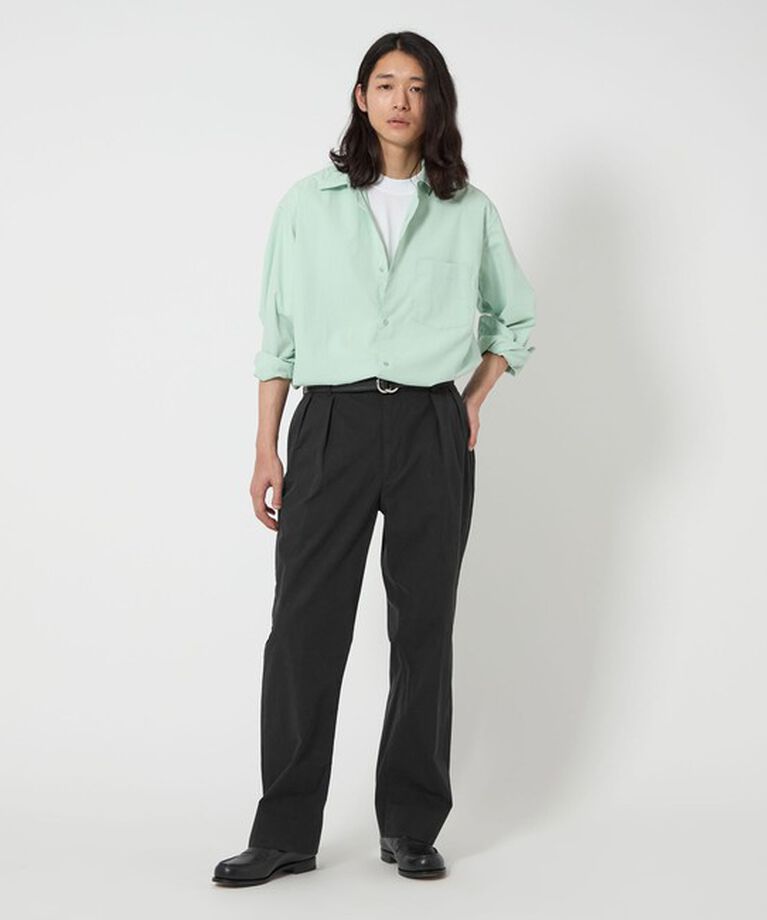 UNITED ARROWS「ツイル ピーチスキン 2プリーツ チノパンツ」|チノ|