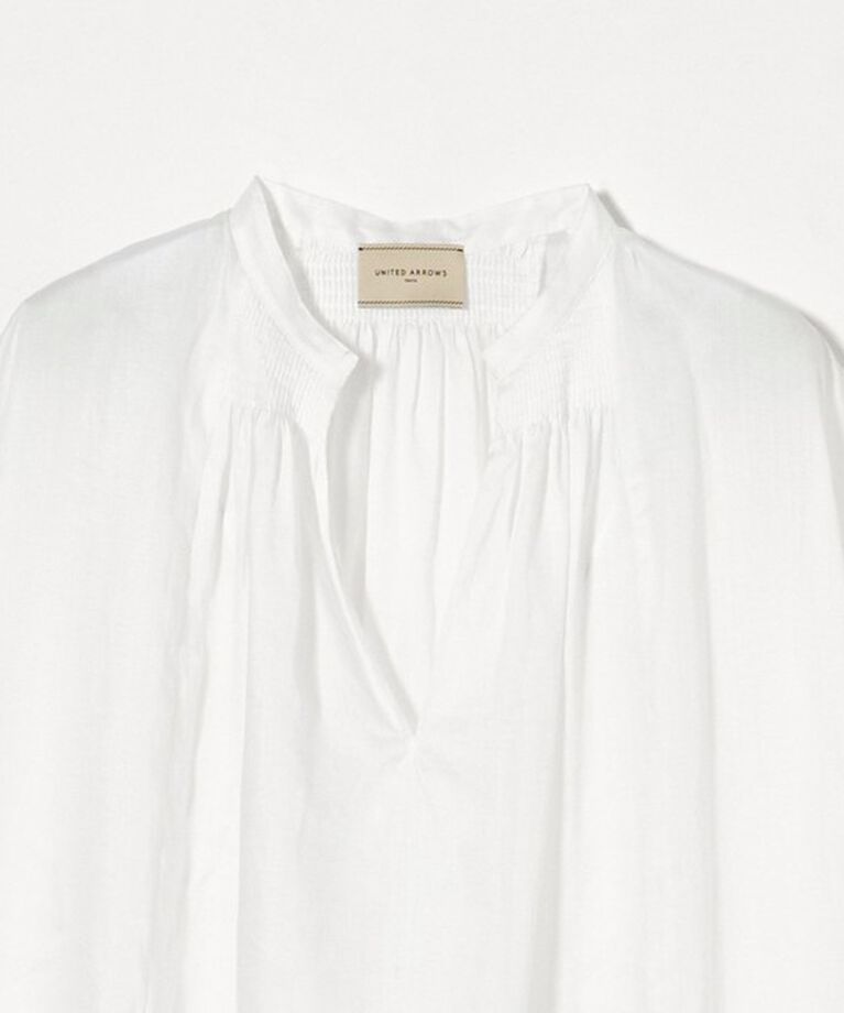 UNITED ARROWS「ラミー ギャザー ボリュームスリーブ ワンピース」|ワンピース|
