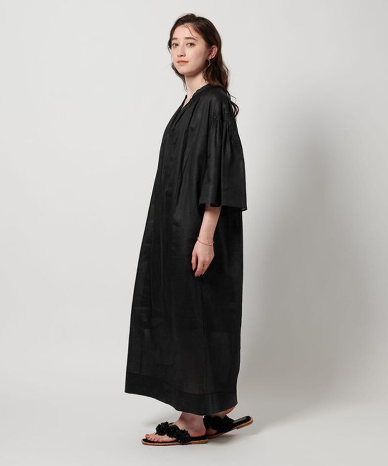 UNITED ARROWS「ラミー ギャザー ボリュームスリーブ ワンピース」|ワンピース|