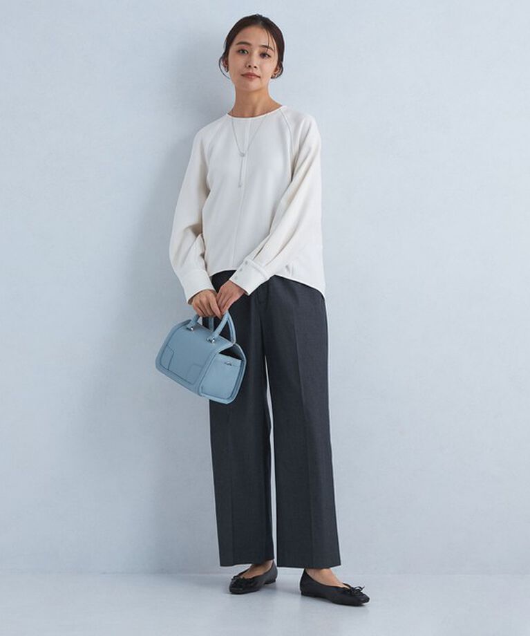 UNITED ARROWS green label relaxing「［size SHORTあり］Greed グリード シャンブレー ストレート パンツ 」|スラックス|