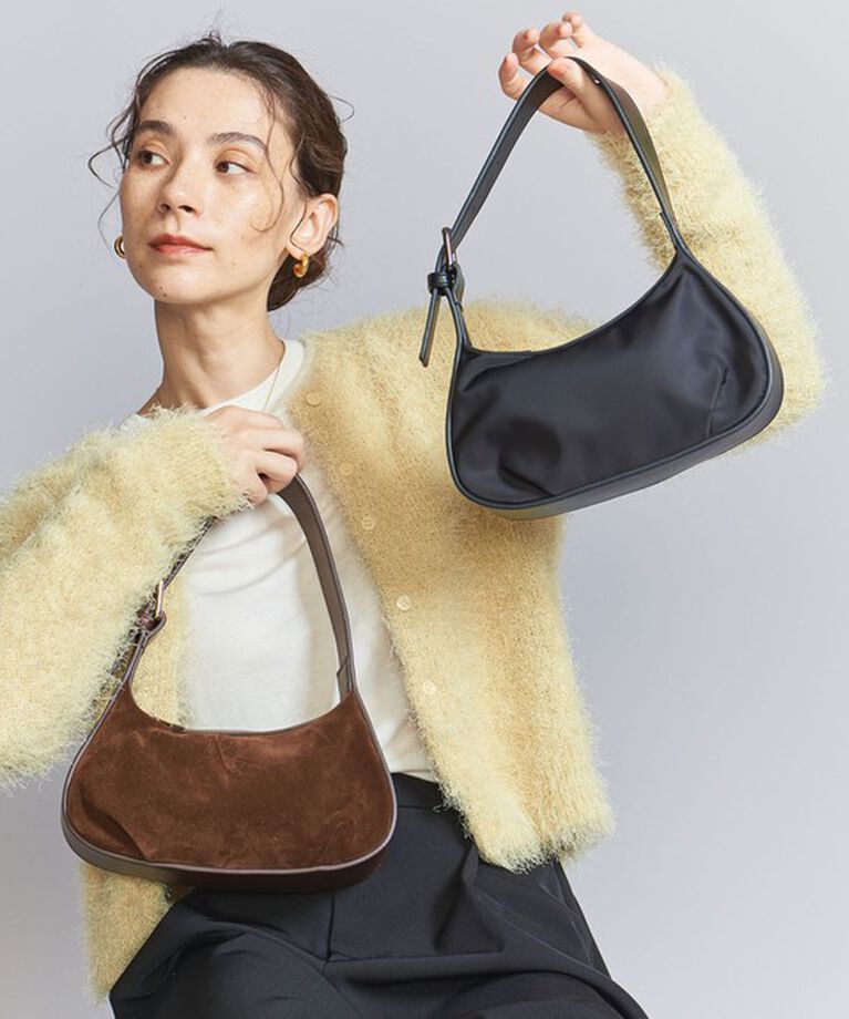 BEAUTY&YOUTH UNITED ARROWS「スエード ムーン ワイドベルト ワンショルダーバッグ」|ショルダー・メッセンジャー|
